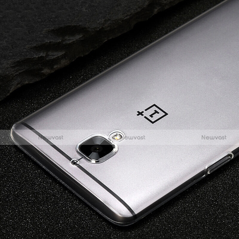 Ultra-thin Transparent TPU Soft Case T02 for OnePlus 3 Clear