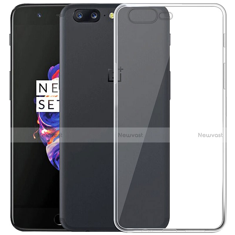 Ultra-thin Transparent TPU Soft Case T02 for OnePlus 5 Clear