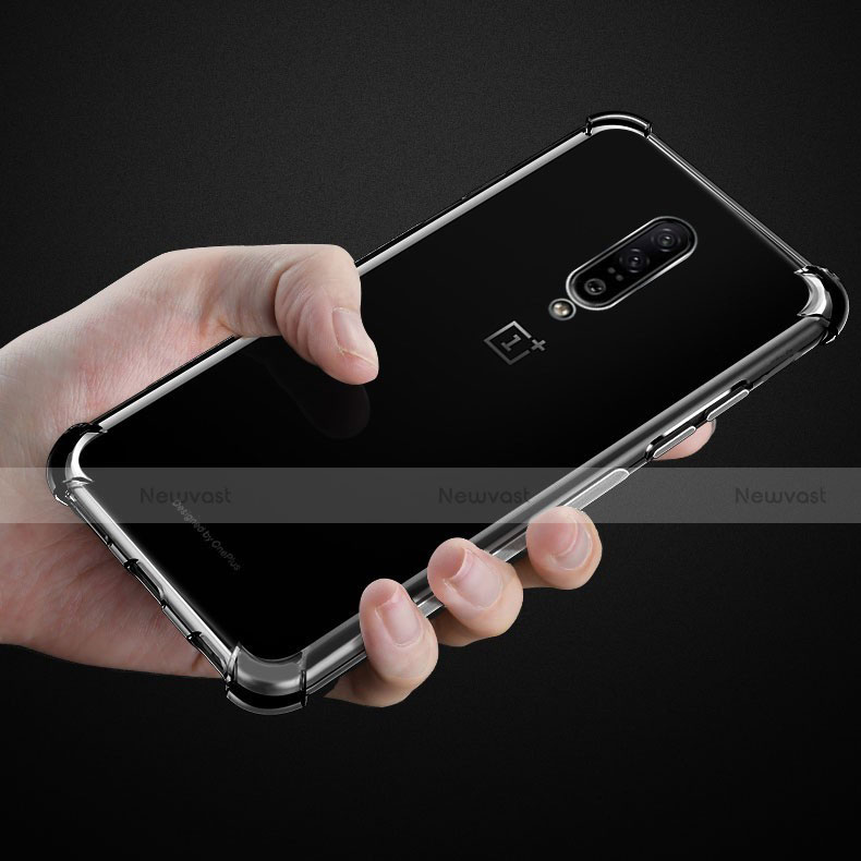 Ultra-thin Transparent TPU Soft Case T02 for OnePlus 7 Pro Clear