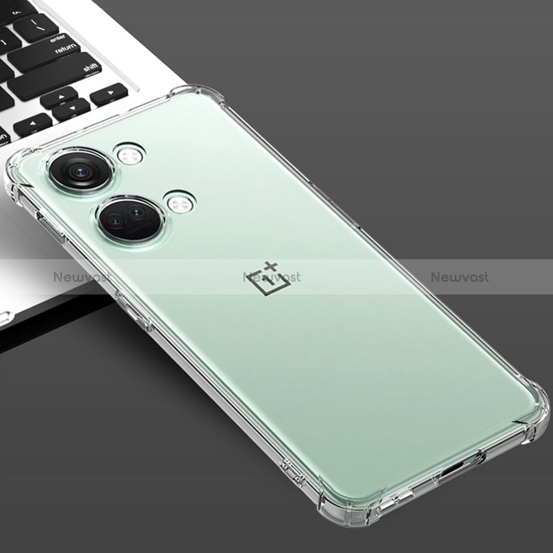 Ultra-thin Transparent TPU Soft Case T02 for OnePlus Nord 3 5G Clear