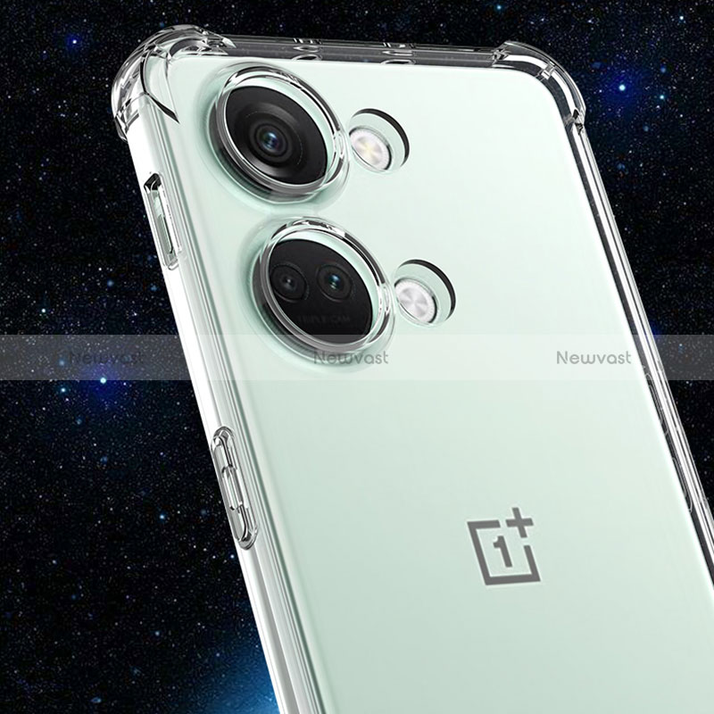 Ultra-thin Transparent TPU Soft Case T02 for OnePlus Nord 3 5G Clear