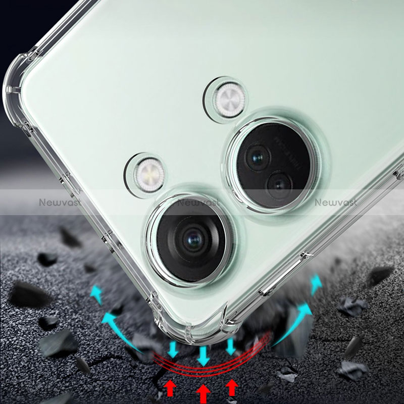 Ultra-thin Transparent TPU Soft Case T02 for OnePlus Nord 3 5G Clear