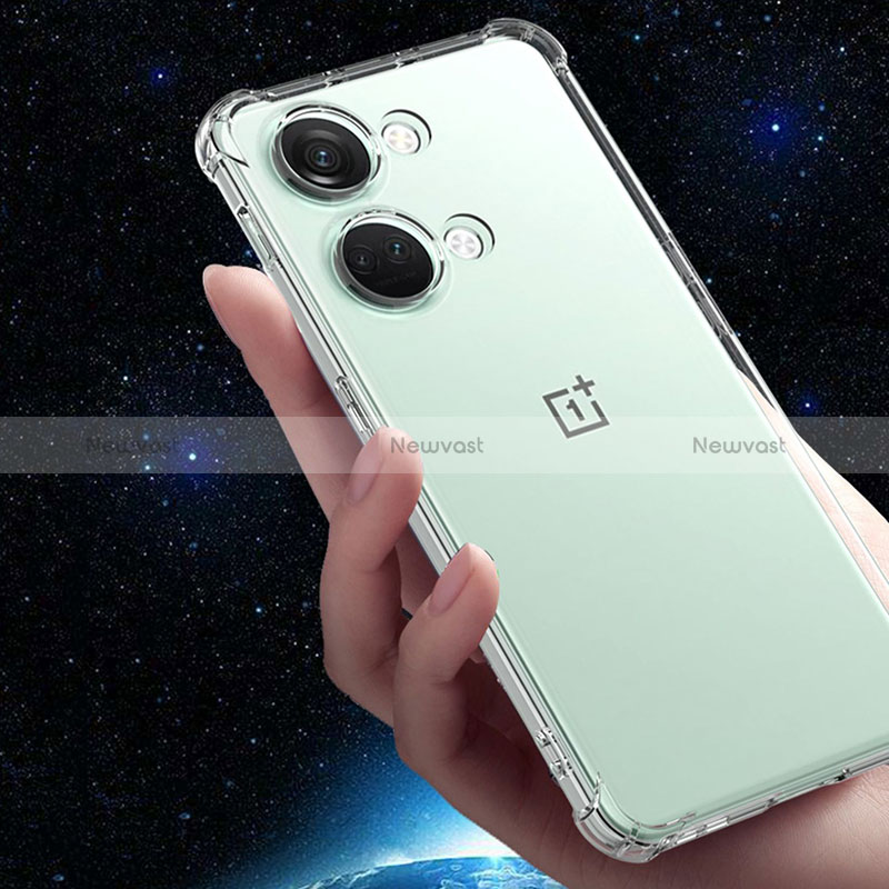 Ultra-thin Transparent TPU Soft Case T02 for OnePlus Nord 3 5G Clear