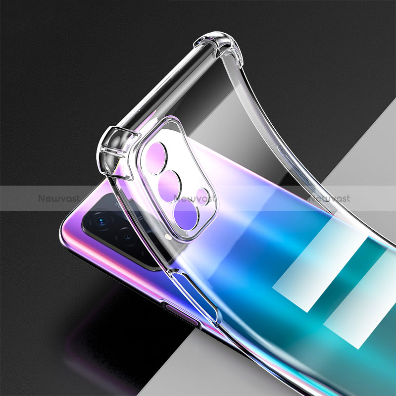 Ultra-thin Transparent TPU Soft Case T02 for Oppo A54 5G Clear
