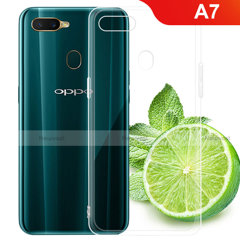 Ultra-thin Transparent TPU Soft Case T02 for Oppo A7 Clear