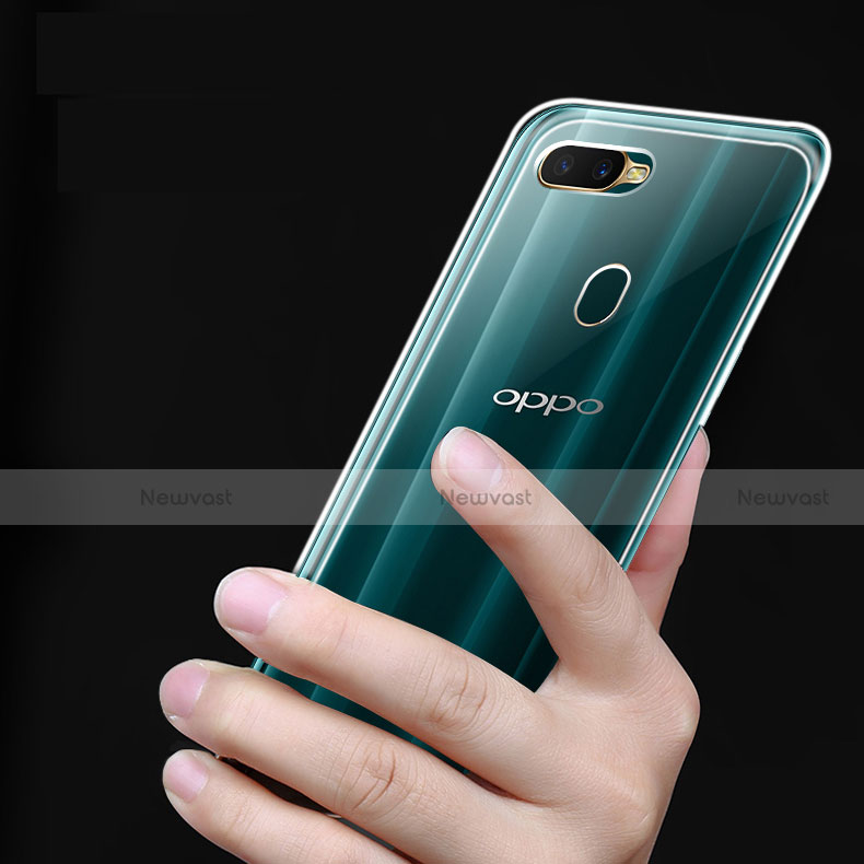 Ultra-thin Transparent TPU Soft Case T02 for Oppo A7 Clear