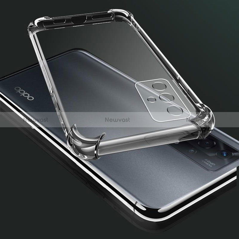 Ultra-thin Transparent TPU Soft Case T02 for Oppo A93s 5G Clear