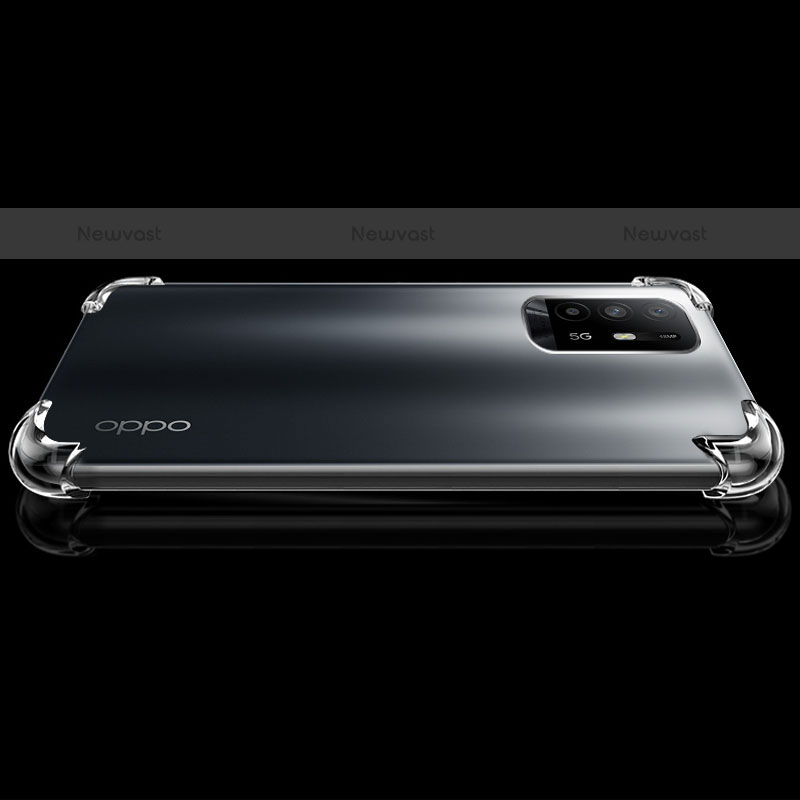 Ultra-thin Transparent TPU Soft Case T02 for Oppo A95 5G Clear