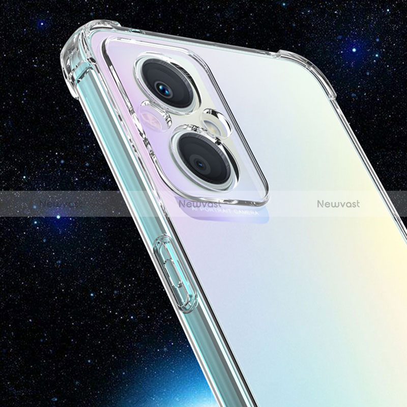 Ultra-thin Transparent TPU Soft Case T02 for Oppo A96 5G Clear