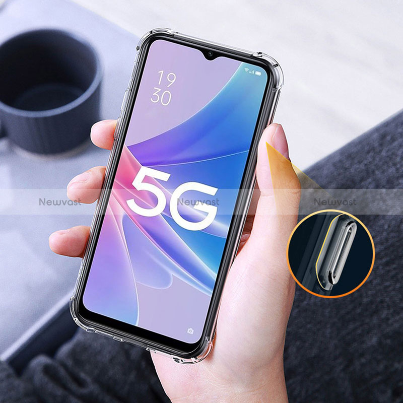 Ultra-thin Transparent TPU Soft Case T02 for Oppo A98 5G Clear