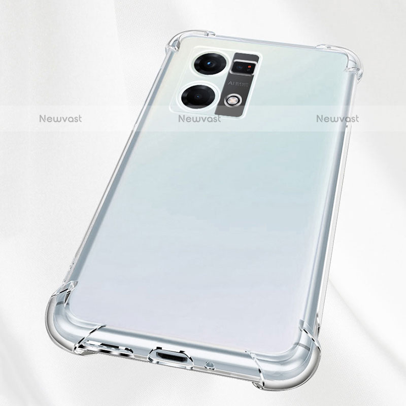 Ultra-thin Transparent TPU Soft Case T02 for Oppo F21 Pro 4G Clear