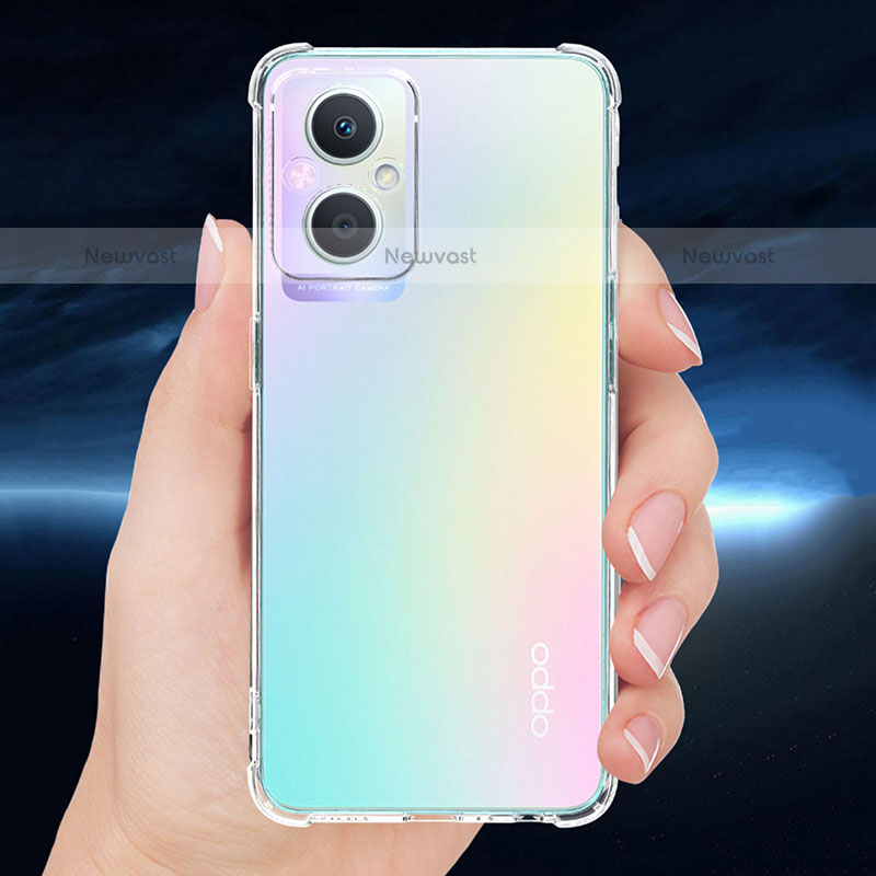 Ultra-thin Transparent TPU Soft Case T02 for Oppo F21 Pro 5G Clear