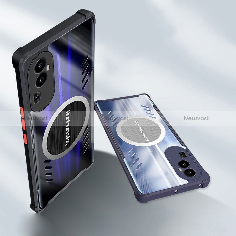 Ultra-thin Transparent TPU Soft Case T02 for Oppo Reno10 Pro+ Plus 5G Black