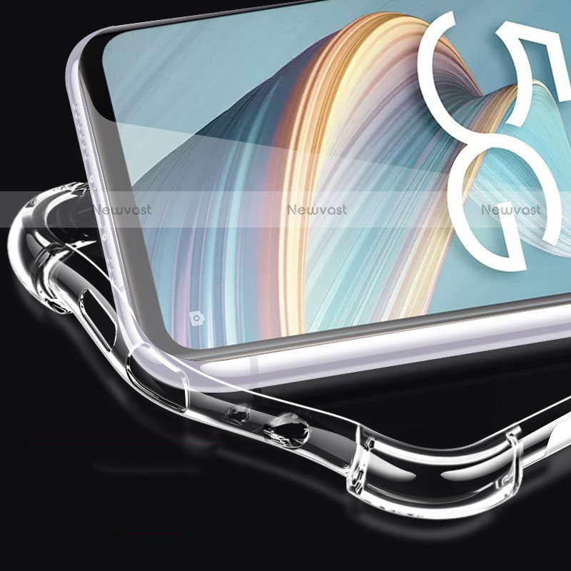 Ultra-thin Transparent TPU Soft Case T02 for Oppo Reno4 Z 5G Clear