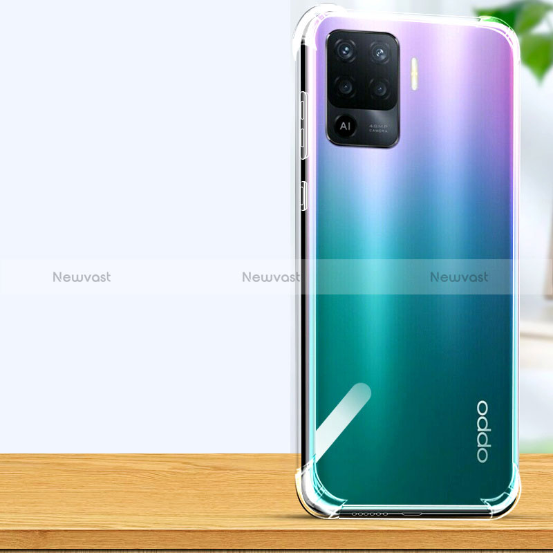 Ultra-thin Transparent TPU Soft Case T02 for Oppo Reno5 F Clear