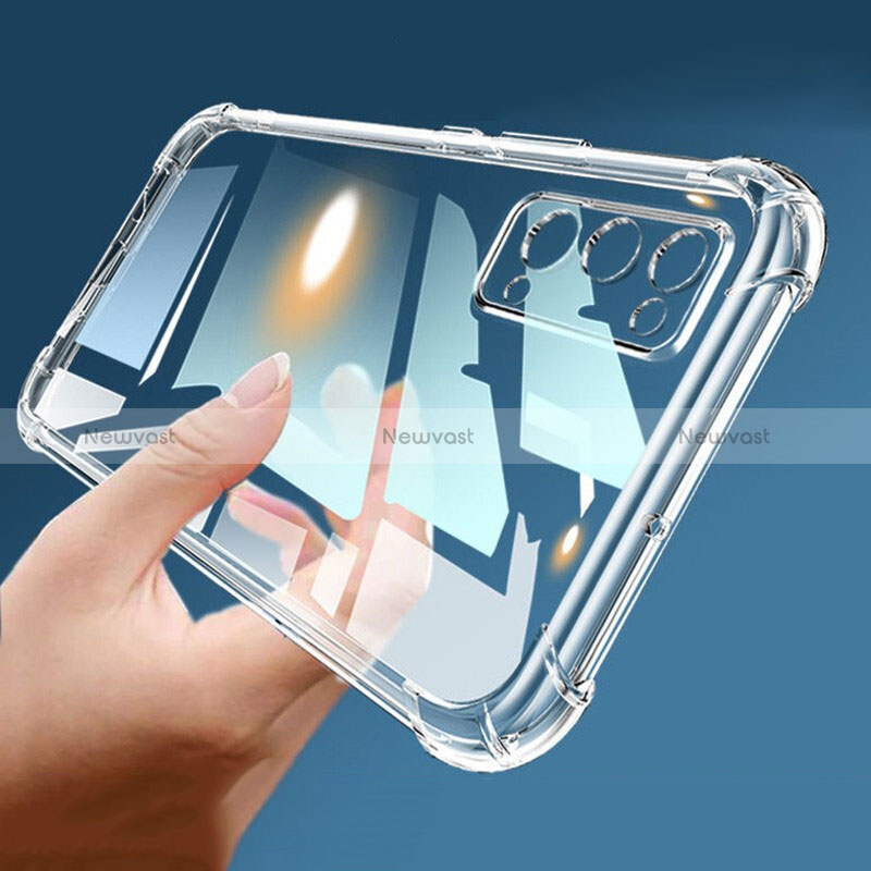 Ultra-thin Transparent TPU Soft Case T02 for Oppo Reno6 Pro 5G Clear