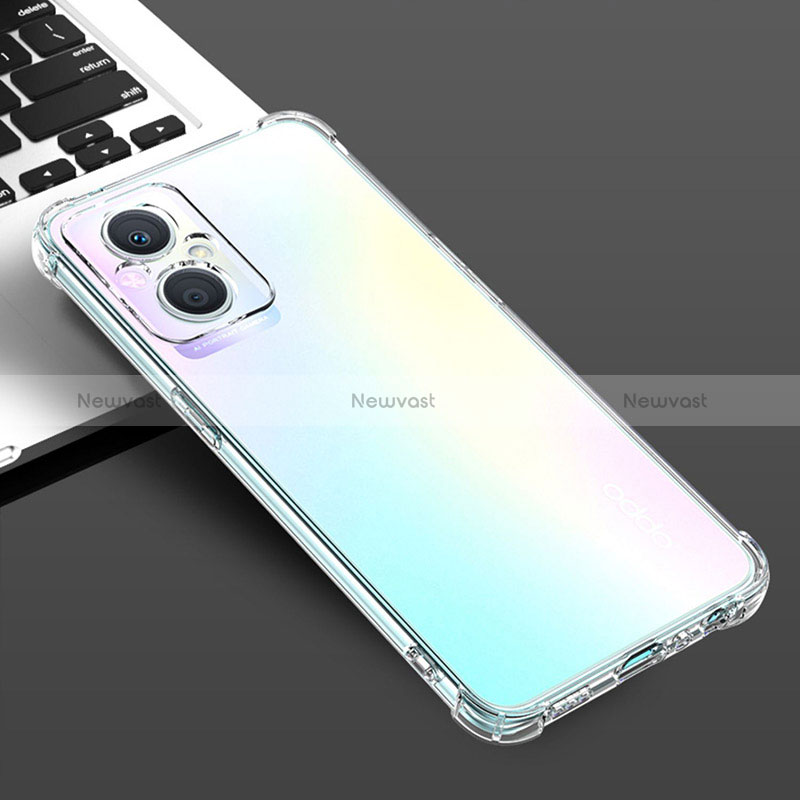 Ultra-thin Transparent TPU Soft Case T02 for Oppo Reno7 Z 5G Clear