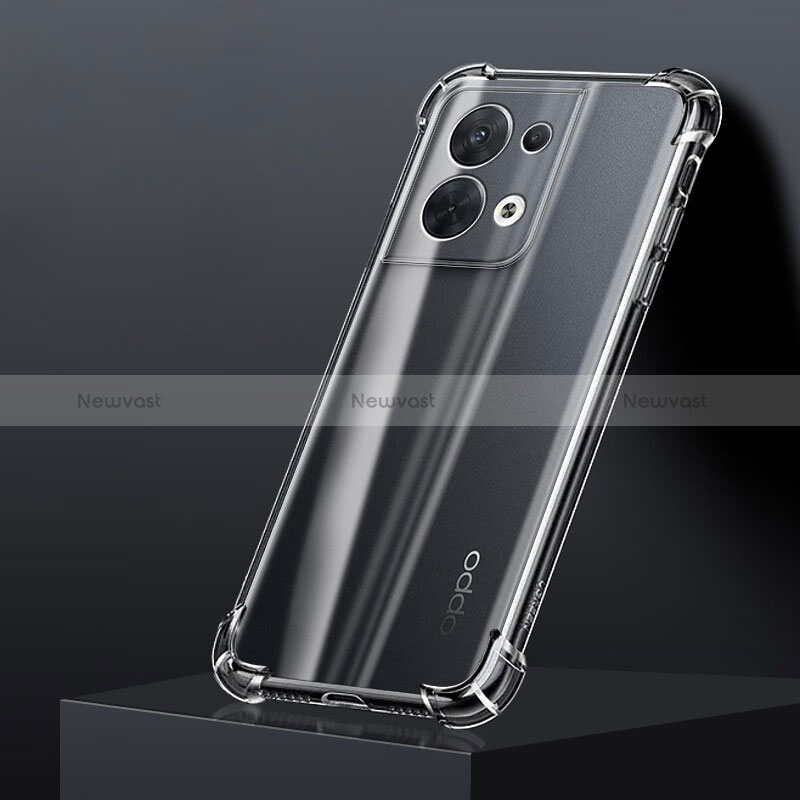 Ultra-thin Transparent TPU Soft Case T02 for Oppo Reno9 Pro+ Plus 5G Clear