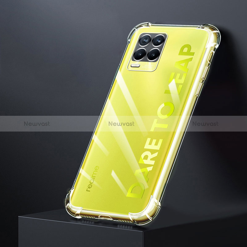 Ultra-thin Transparent TPU Soft Case T02 for Realme 8 4G Clear