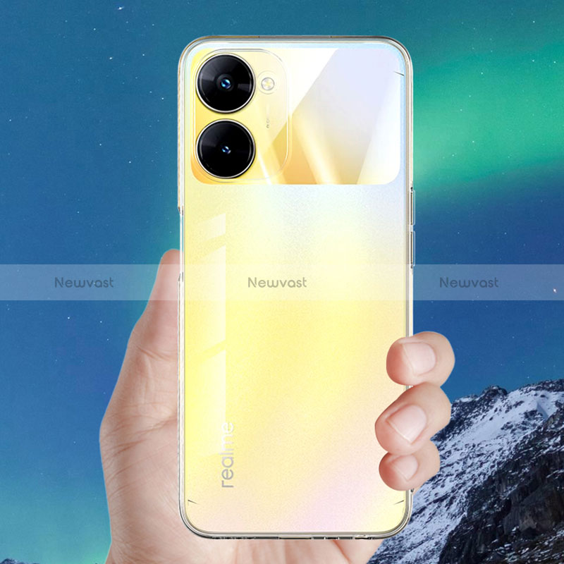 Ultra-thin Transparent TPU Soft Case T02 for Realme Q5x 5G Clear