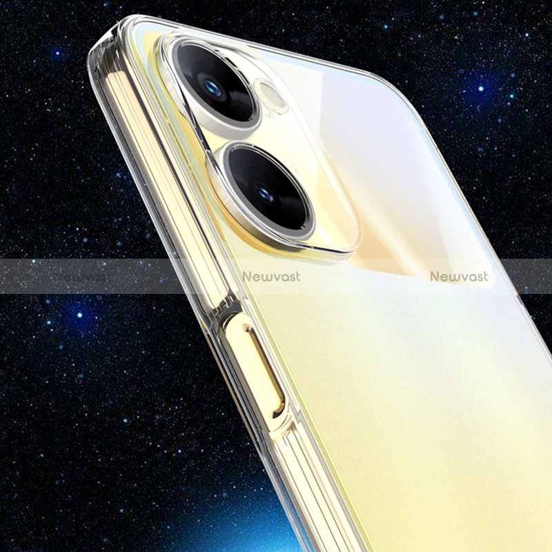 Ultra-thin Transparent TPU Soft Case T02 for Realme V30t 5G Clear