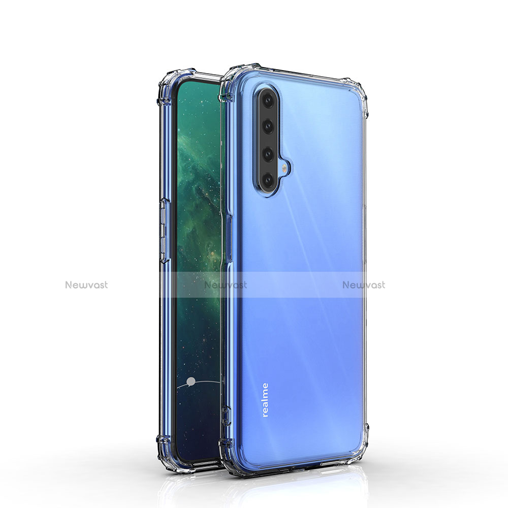 Ultra-thin Transparent TPU Soft Case T02 for Realme X50m 5G Clear