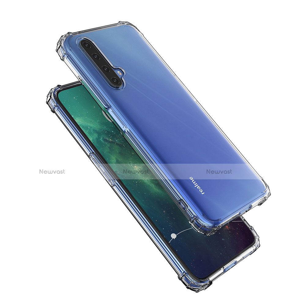 Ultra-thin Transparent TPU Soft Case T02 for Realme X50t 5G Clear