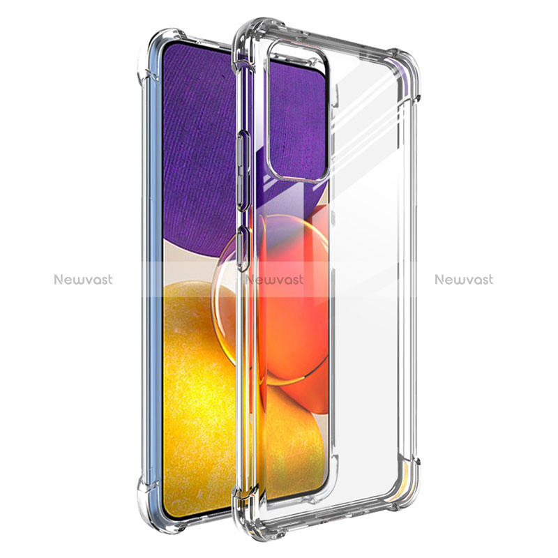 Ultra-thin Transparent TPU Soft Case T02 for Samsung Galaxy A15 LTE Clear