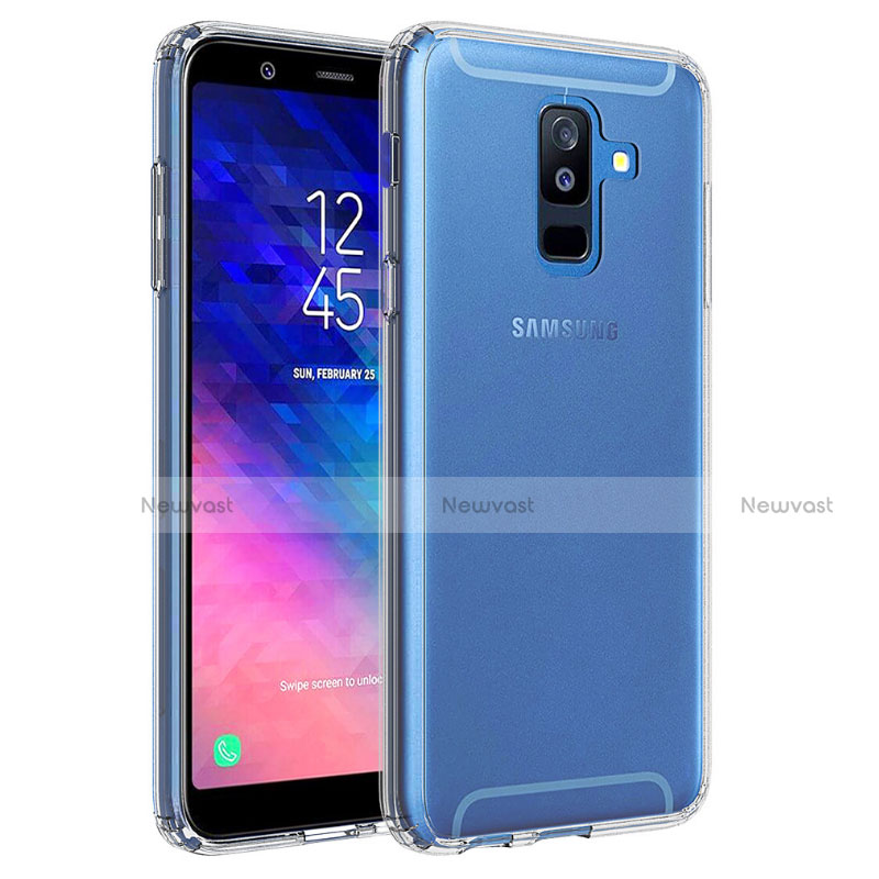 Ultra-thin Transparent TPU Soft Case T02 for Samsung Galaxy A6 Plus (2018) Clear