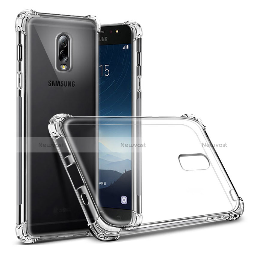 Ultra-thin Transparent TPU Soft Case T02 for Samsung Galaxy C7 (2017) Clear