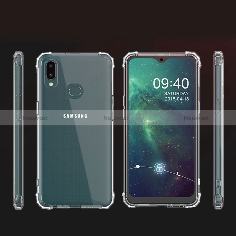 Ultra-thin Transparent TPU Soft Case T02 for Samsung Galaxy M01s Clear