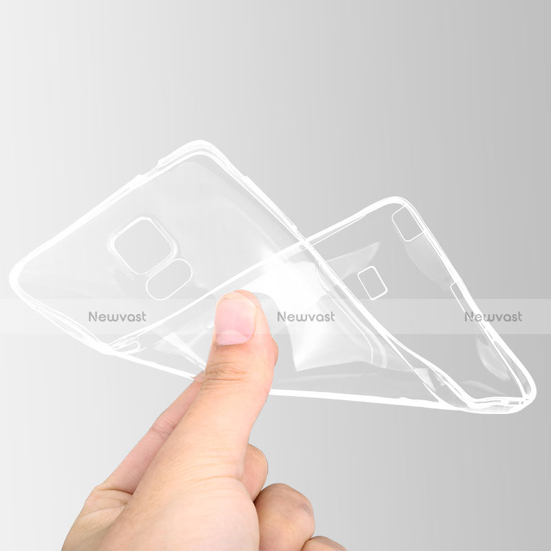 Ultra-thin Transparent TPU Soft Case T02 for Samsung Galaxy Note 4 Duos N9100 Dual SIM Clear