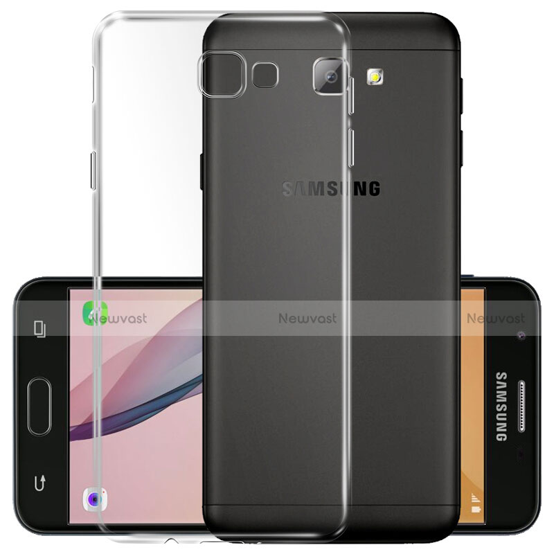 Ultra-thin Transparent TPU Soft Case T02 for Samsung Galaxy On5 (2016) G570 G570F Clear