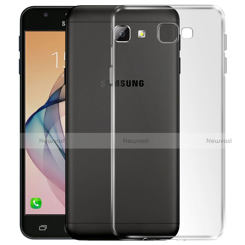 Ultra-thin Transparent TPU Soft Case T02 for Samsung Galaxy On5 (2016) G570 G570F Clear