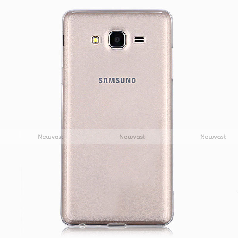 Ultra-thin Transparent TPU Soft Case T02 for Samsung Galaxy On5 G550FY Clear