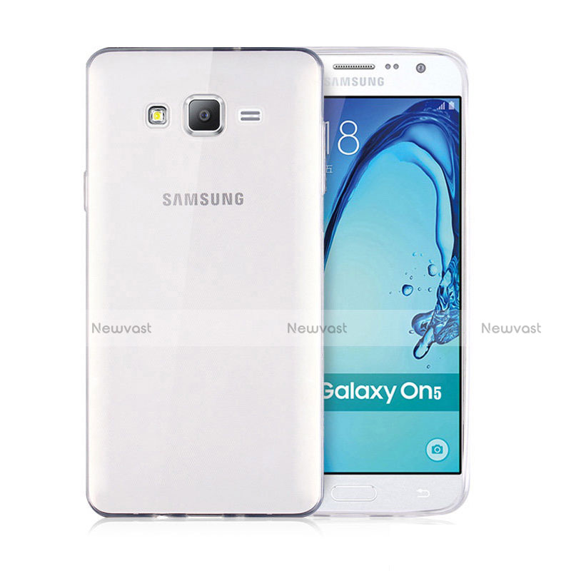 Ultra-thin Transparent TPU Soft Case T02 for Samsung Galaxy On5 Pro Clear