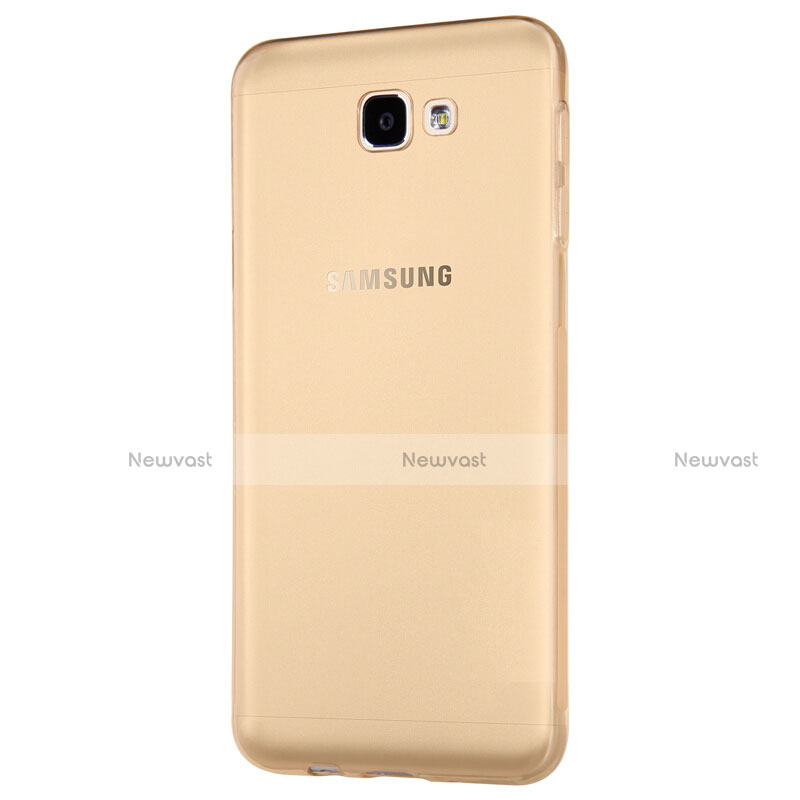 Ultra-thin Transparent TPU Soft Case T02 for Samsung Galaxy On7 (2016) G6100 Gold