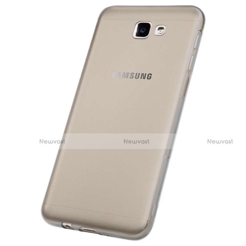 Ultra-thin Transparent TPU Soft Case T02 for Samsung Galaxy On7 (2016) G6100 Gray