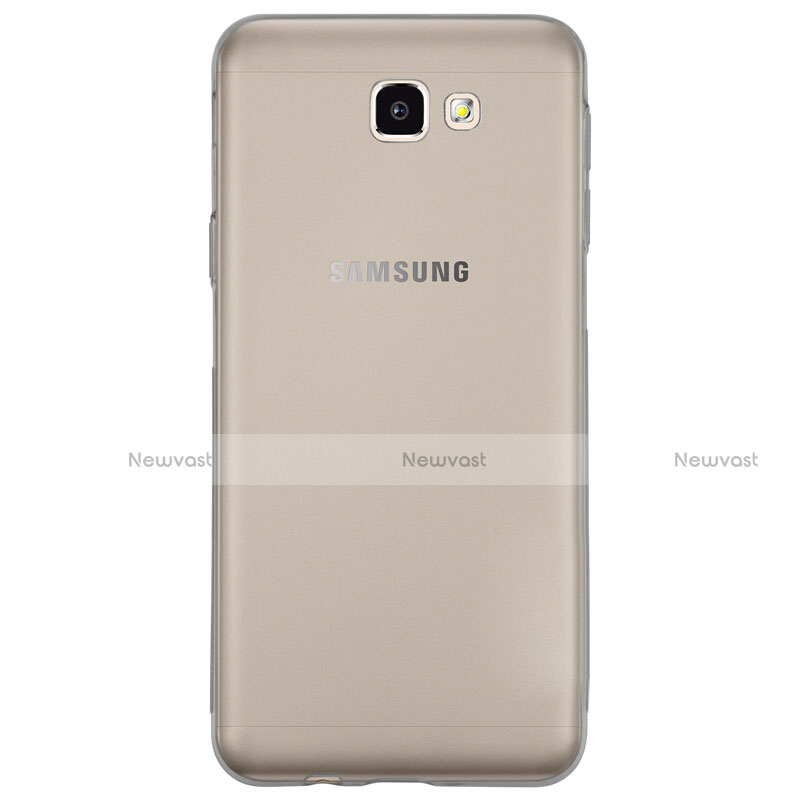 Ultra-thin Transparent TPU Soft Case T02 for Samsung Galaxy On7 (2016) G6100 Gray