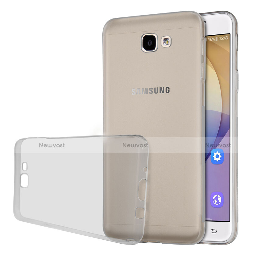 Ultra-thin Transparent TPU Soft Case T02 for Samsung Galaxy On7 (2016) G6100 Gray