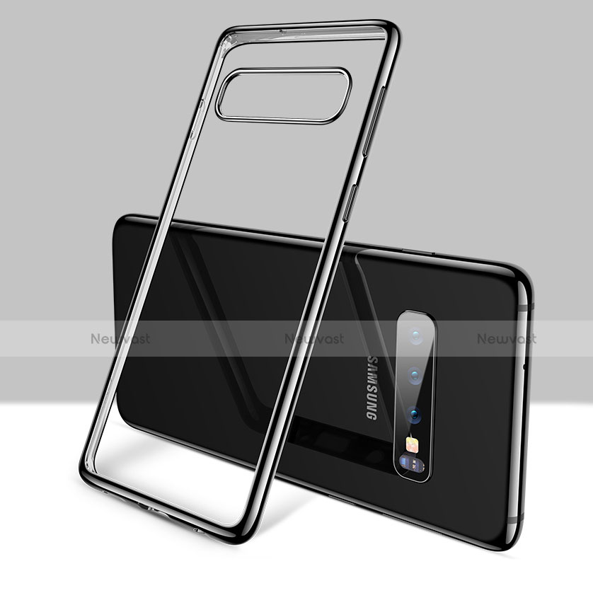 Ultra-thin Transparent TPU Soft Case T02 for Samsung Galaxy S10 5G Black