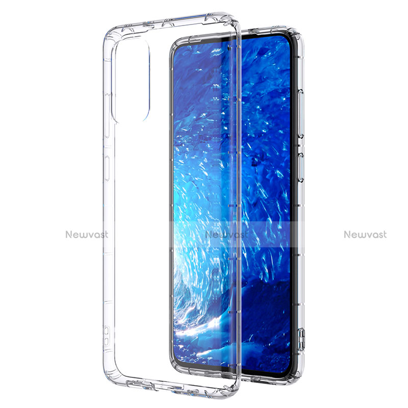 Ultra-thin Transparent TPU Soft Case T02 for Samsung Galaxy S20 Plus Clear