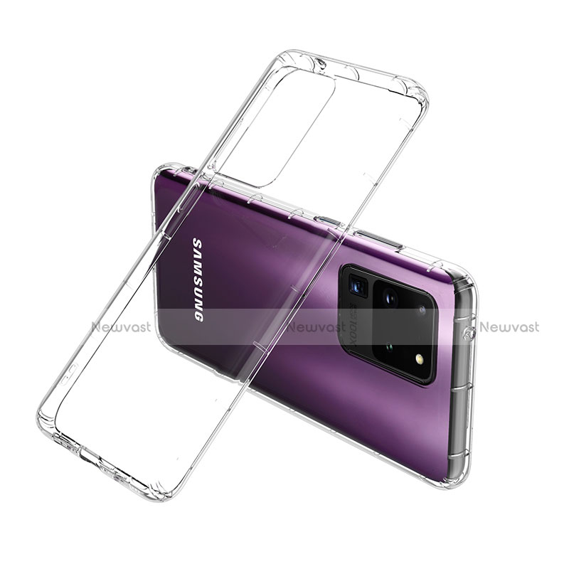 Ultra-thin Transparent TPU Soft Case T02 for Samsung Galaxy S20 Ultra 5G Clear