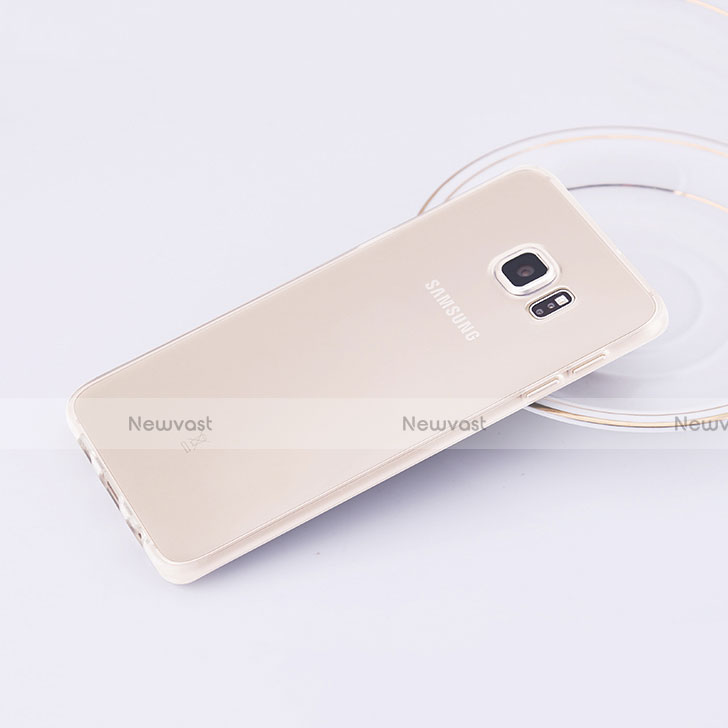 Ultra-thin Transparent TPU Soft Case T02 for Samsung Galaxy S6 Edge+ Plus SM-G928F Clear