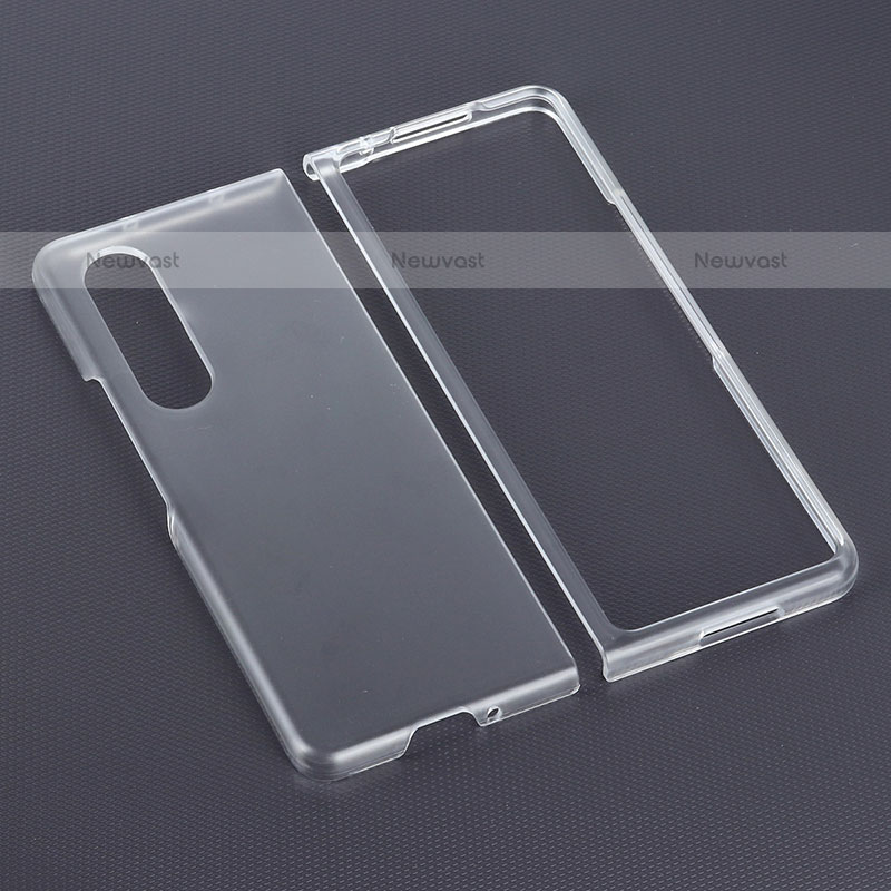 Ultra-thin Transparent TPU Soft Case T02 for Samsung Galaxy Z Fold3 5G Clear