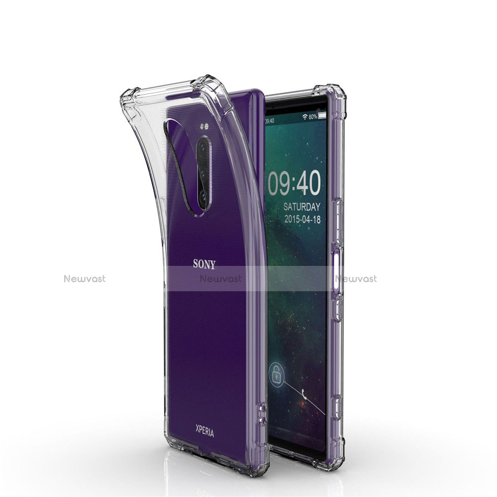 Ultra-thin Transparent TPU Soft Case T02 for Sony Xperia XZ4 Clear