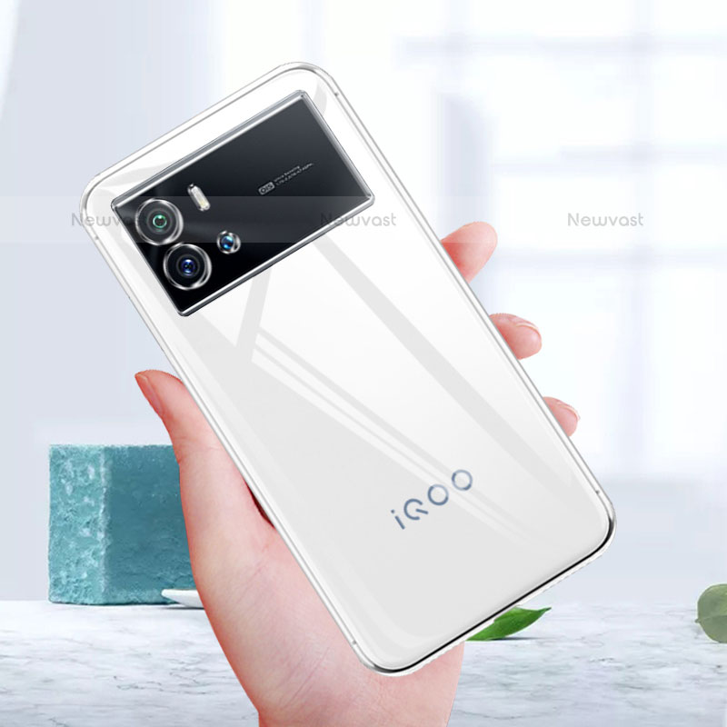 Ultra-thin Transparent TPU Soft Case T02 for Vivo iQOO 9 Pro 5G Clear