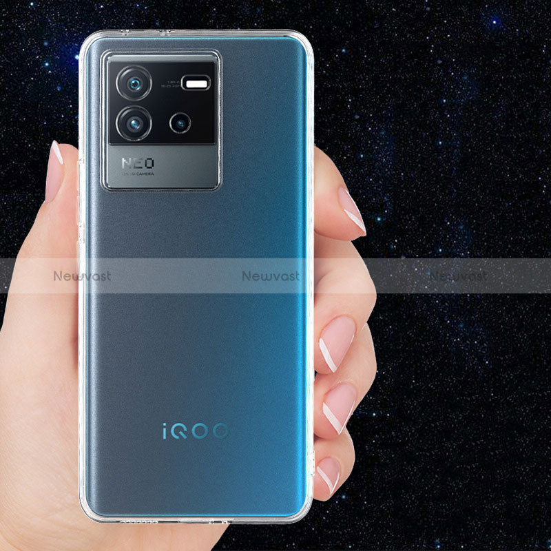 Ultra-thin Transparent TPU Soft Case T02 for Vivo iQOO Neo6 5G Clear