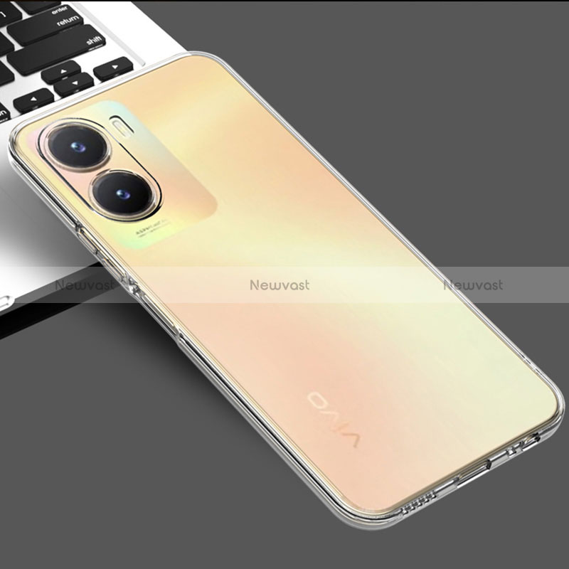 Ultra-thin Transparent TPU Soft Case T02 for Vivo iQOO Z7i 5G Clear