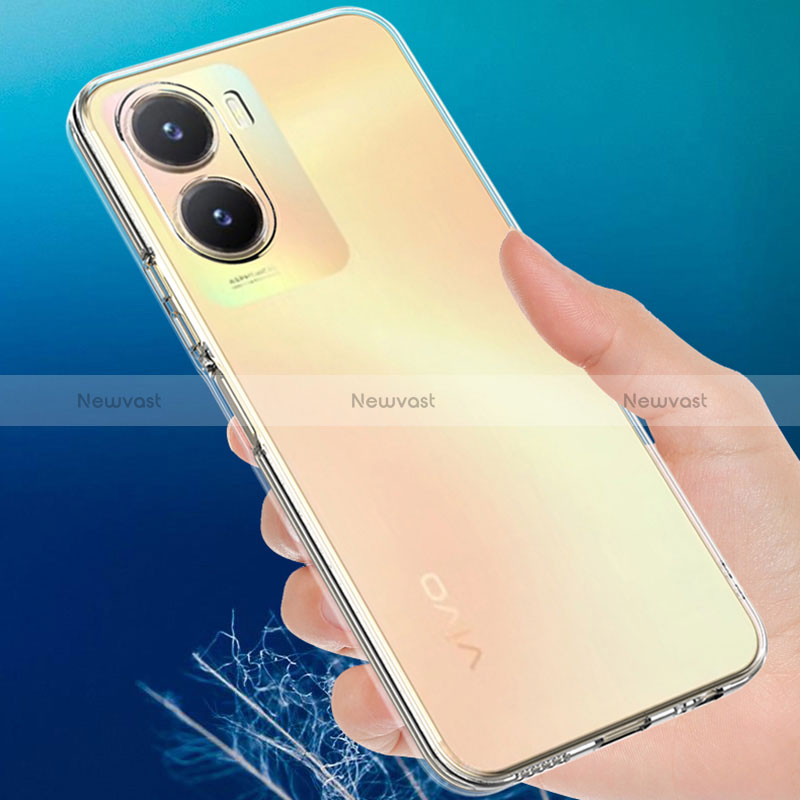 Ultra-thin Transparent TPU Soft Case T02 for Vivo iQOO Z7i 5G Clear